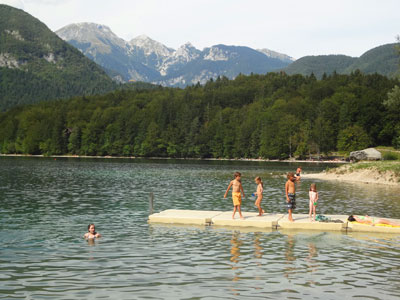 mountain lake nude swimming Mountain lake nude swimming