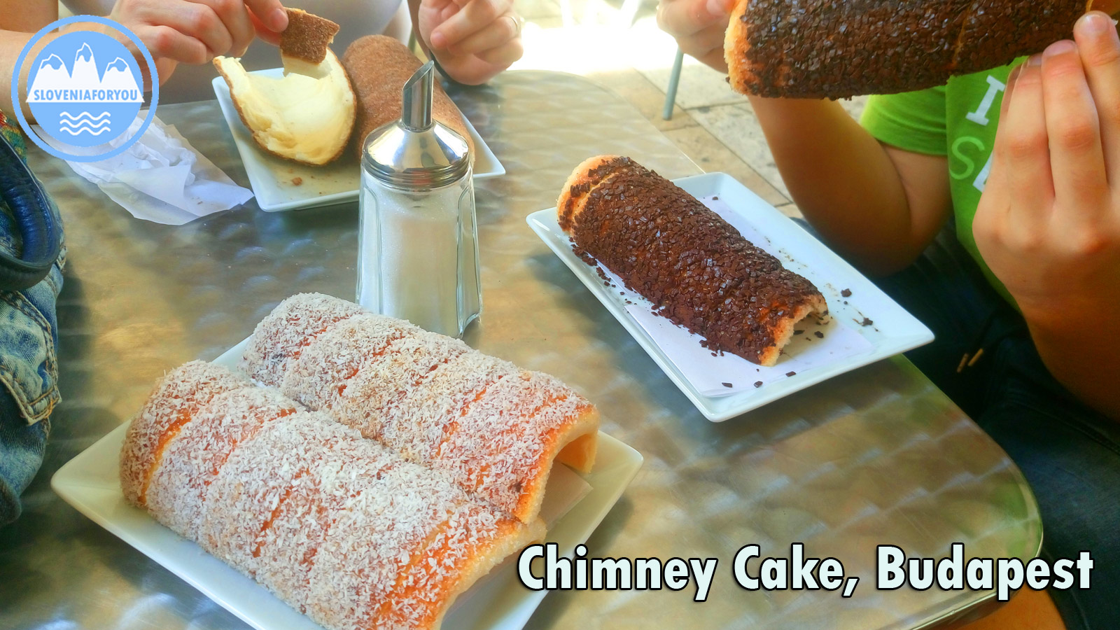 Eating Chimney Cake, Budapest, Sloveniaforyou