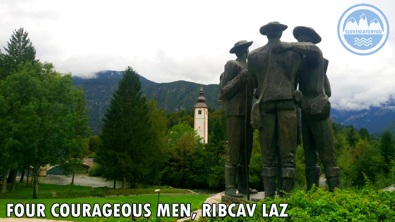 4 courageous men at Ribčev Laz