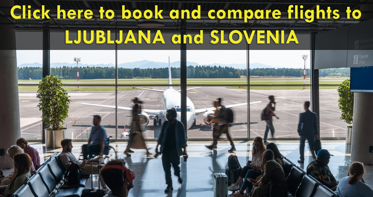 Inside the terminal at Ljubljana Airport, Sloveniaforyou