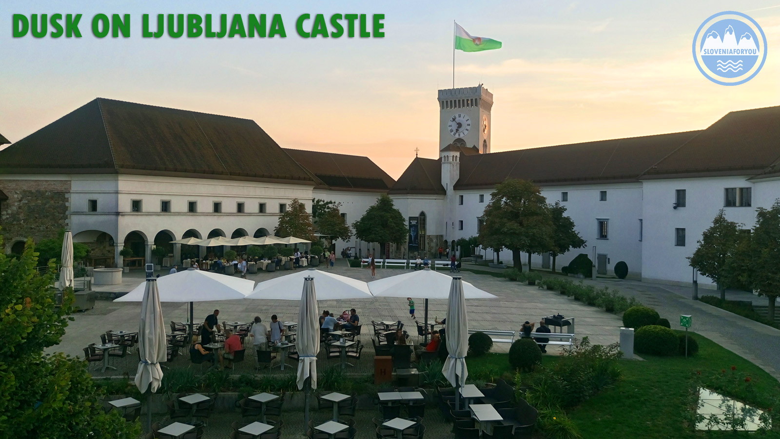 Dusk on Ljubljana Castle_Sloveniaforyou