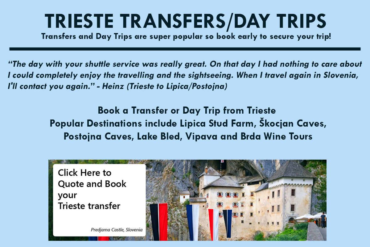 Transfer Prices from Trieste - Sloveniaforyou