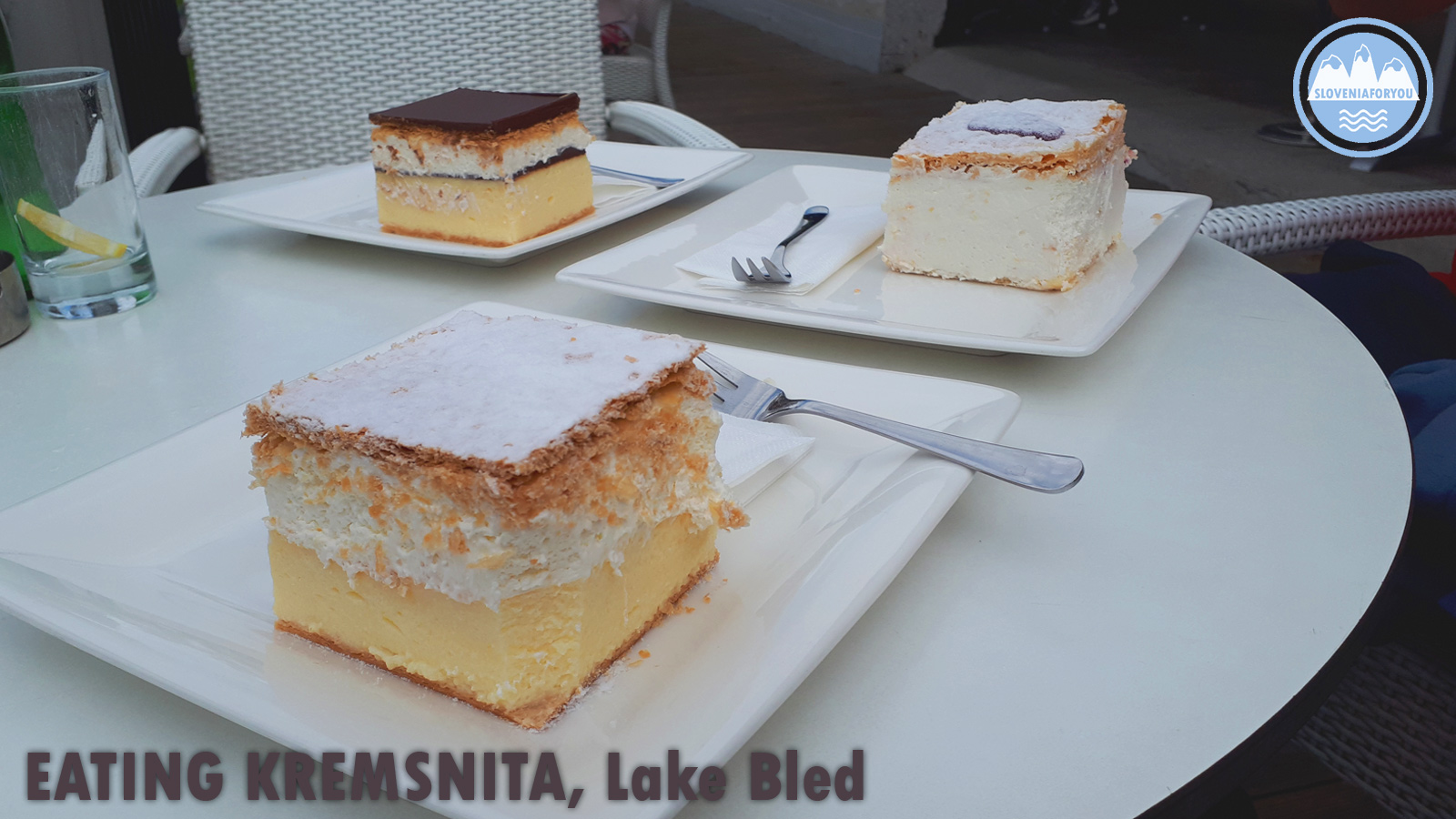 Delicious Kremsnita Cream Cake at Lake Bled_Sloveniaforyou